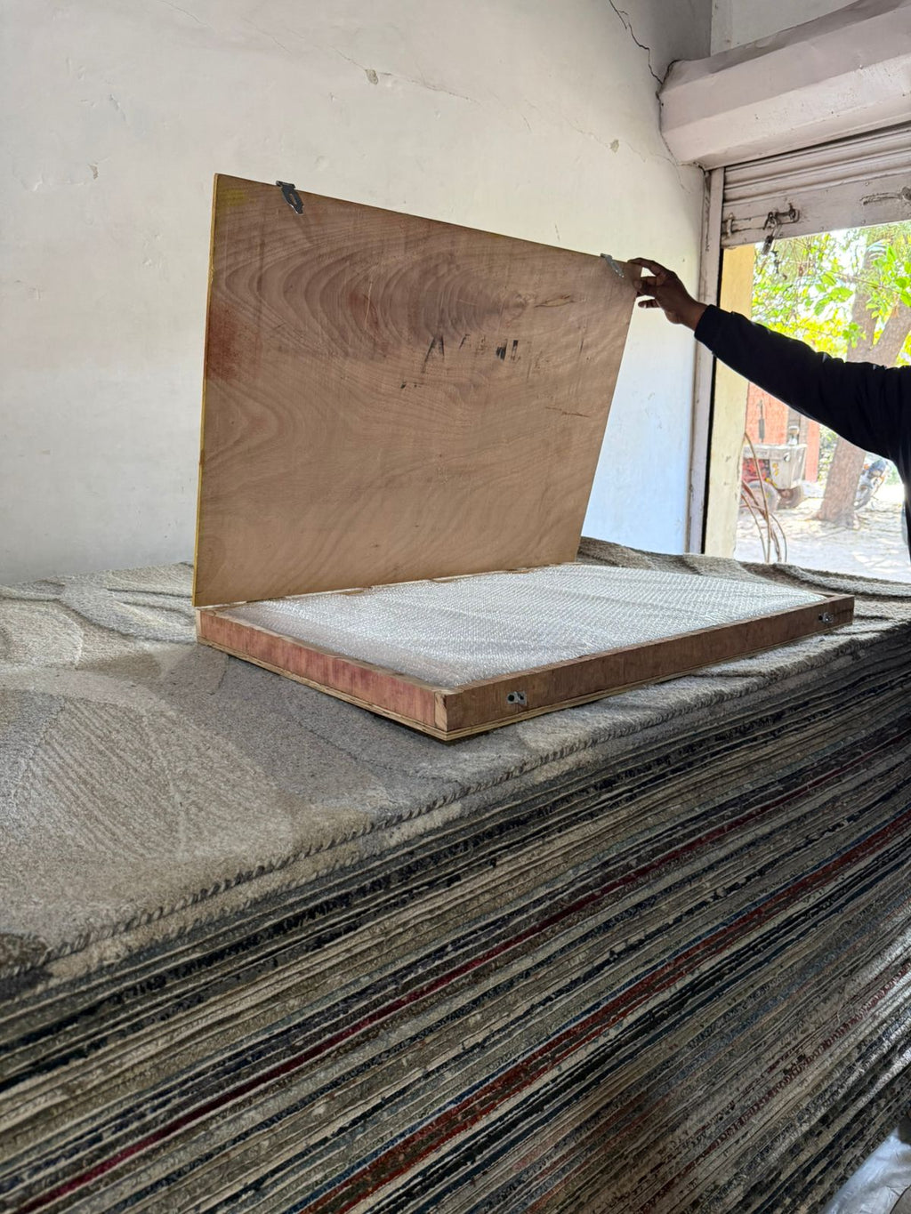 Paradise Blossoms,36*24,mixed media,100% Handmade Unique Artwork, Stretched canvas