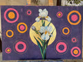 Sacred Blossom,36*24 inch, Original,Hand-painted ,stretched canvas