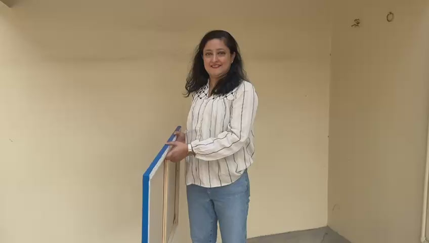 Paradise Blossoms,36*24,mixed media,100% Handmade Unique Artwork, Stretched canvas